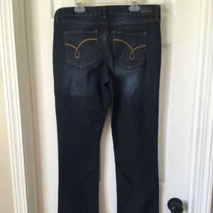 Bootcut dark wash jeans